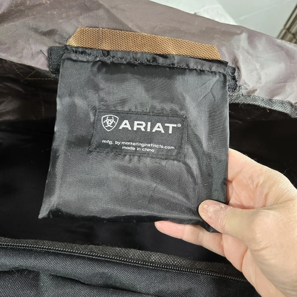 Ariat gear bag nylon boot and hat duffle bag carrier tote